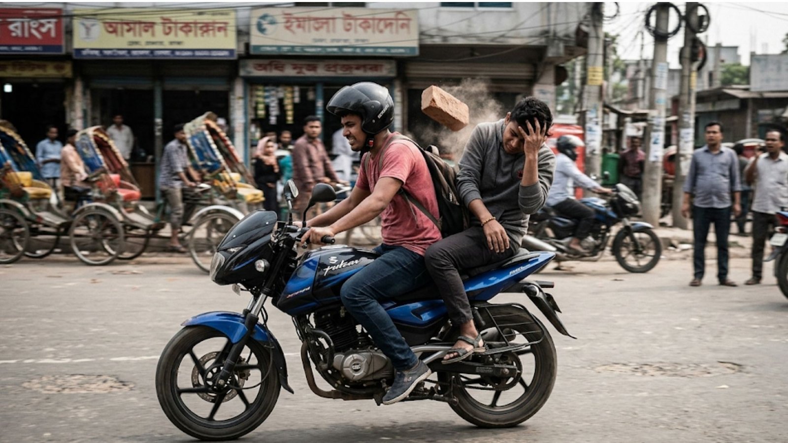 চলন্ত মোটরসাইকেলে ছোড়া ইটের আঘাতে ১৩ দিন পর তরুণের মৃত্যু