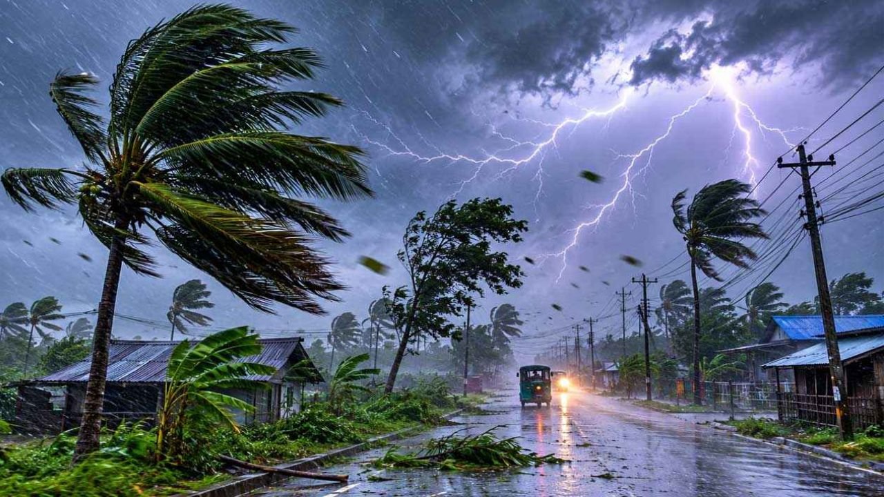 দুপুরের মধ্যে ৫ জেলায় বজ্রঝড়ের শঙ্কা, নদীবন্দরে সতর্ক সংকেত