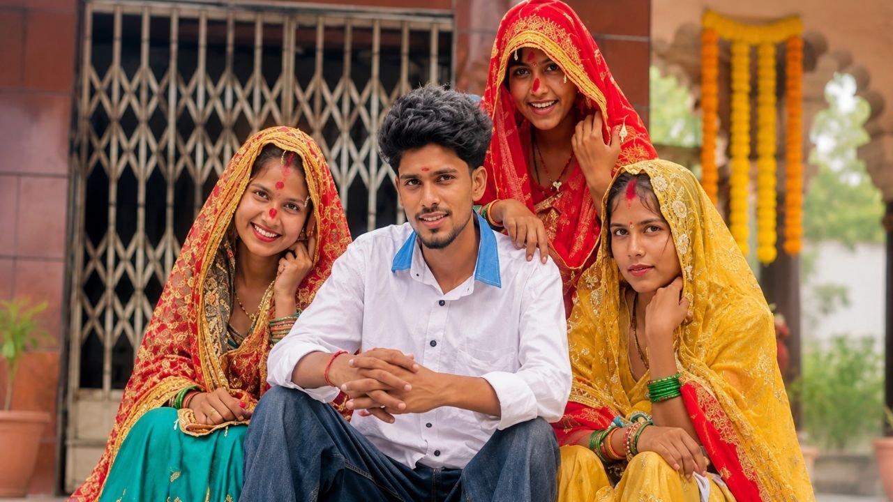 ভারতে একই যুবককে বিয়ে করলেন তিন সহোদরা, বৈধতা নিয়ে বিতর্ক