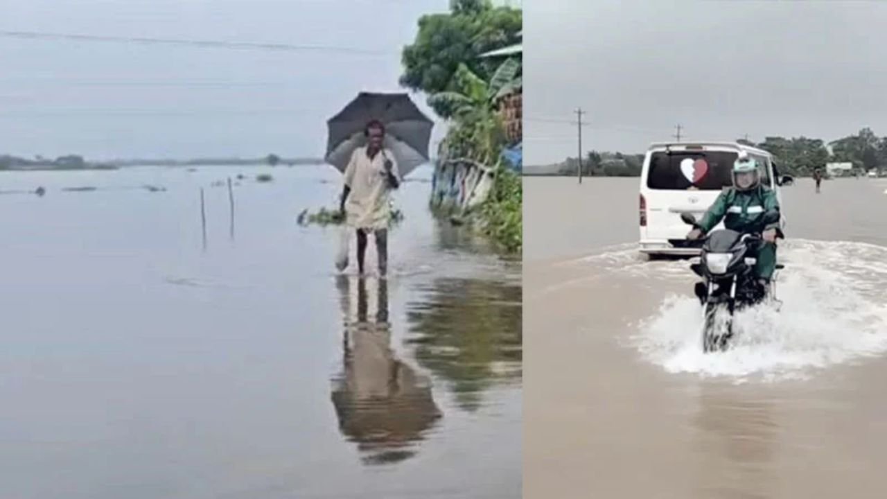 টানা বৃষ্টি ও উজানের ঢলে ৫ নদীতে বিপৎসীমা অতিক্রম, বাড়ছে বন্যার শঙ্কা