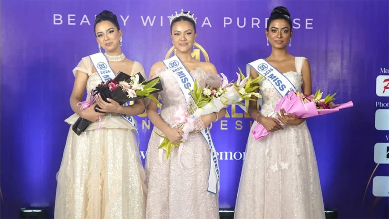 ‘মিস ওয়ার্ল্ড বাংলাদেশ ২০২৬’ মুকুট জিতলেন সামানজার সাঈদ