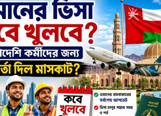 ওমানের ভিসা কবে খুলবে