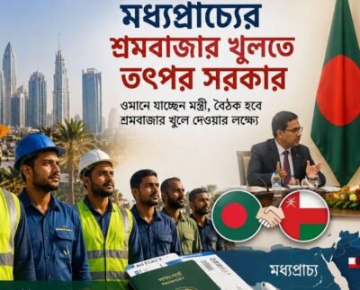 মধ্যপ্রাচ্যের শ্রমবাজার খুলতে তৎপর সরকার
