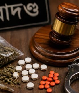 মাদক বিক্রি ও সেবনের অভিযোগে