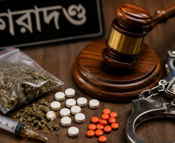 মাদক বিক্রি ও সেবনের অভিযোগে