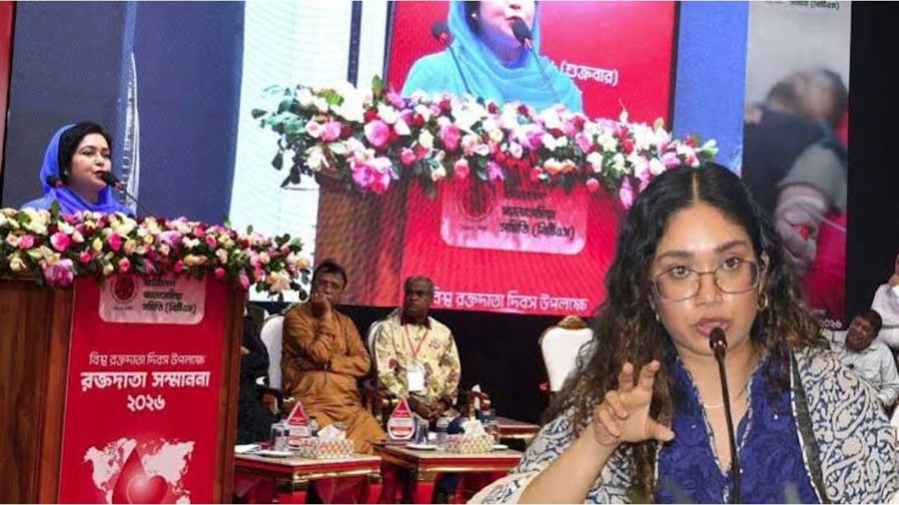 স্বেচ্ছায় সাতবার রক্তদান করেছেন জাইমা রহমান: ডা. জুবাইদা রহমান
