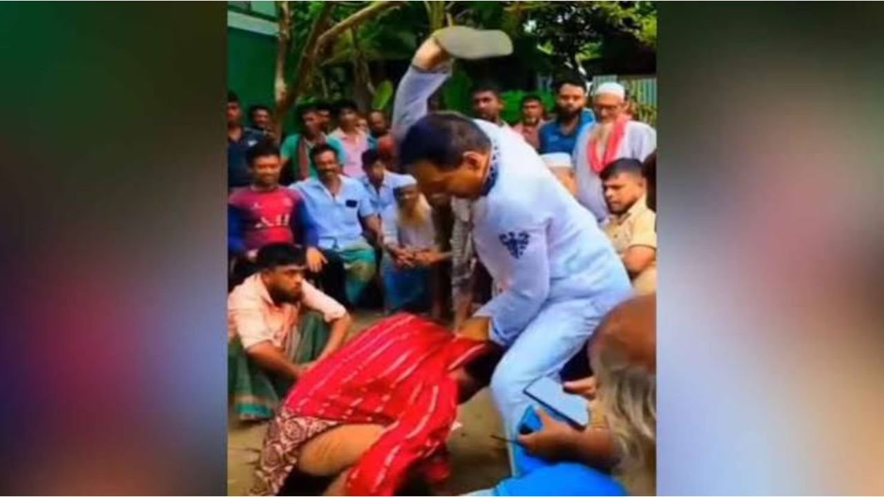 সালিশের নামে নারীকে প্রকাশ্যে জুতাপেটা, জনপ্রতিনিধির বিরুদ্ধে অভিযোগ