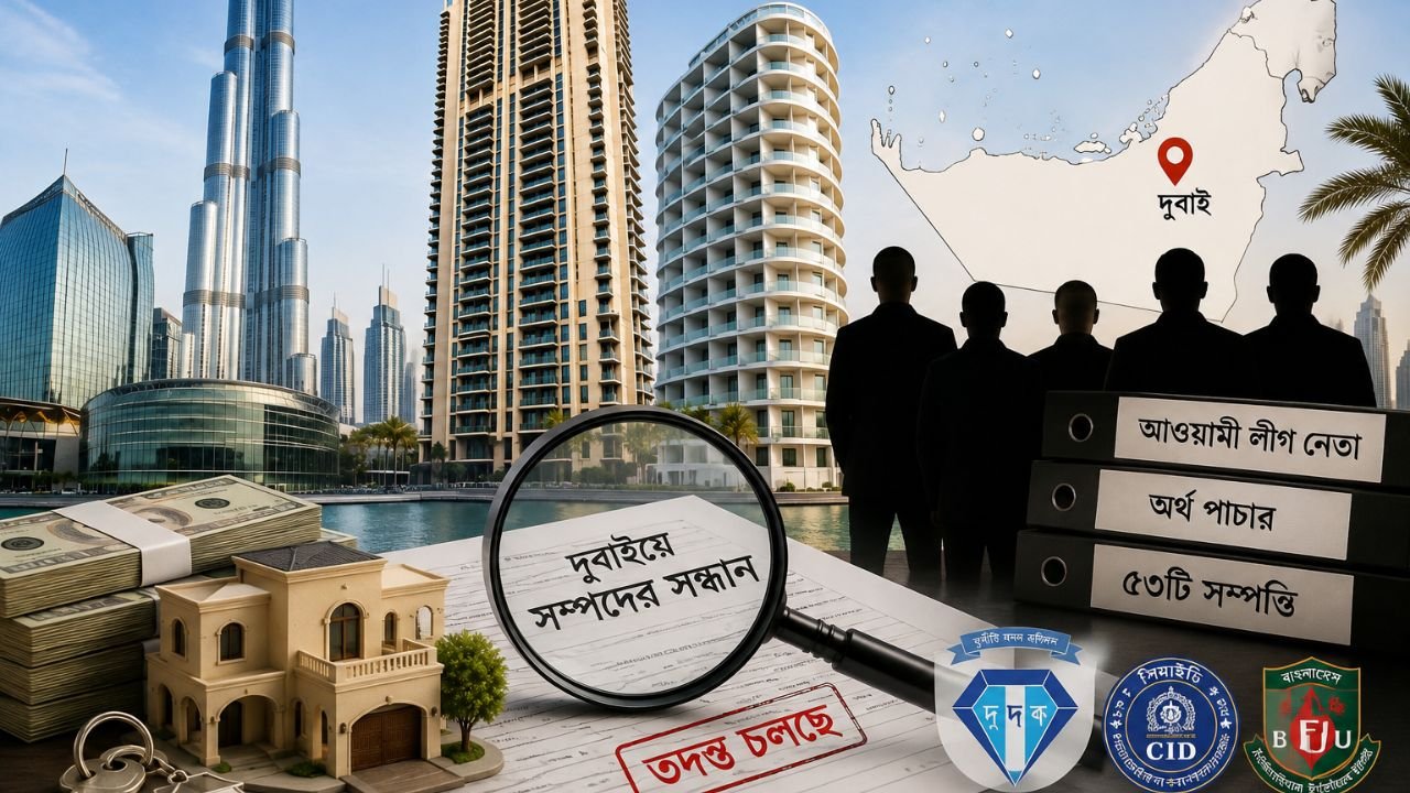 দুবাইয়ে আওয়ামী লীগ–সংশ্লিষ্ট ব্যক্তিদের ৫৩টি সম্পদের তথ্য, তদন্তে দুদক-সিআইডি