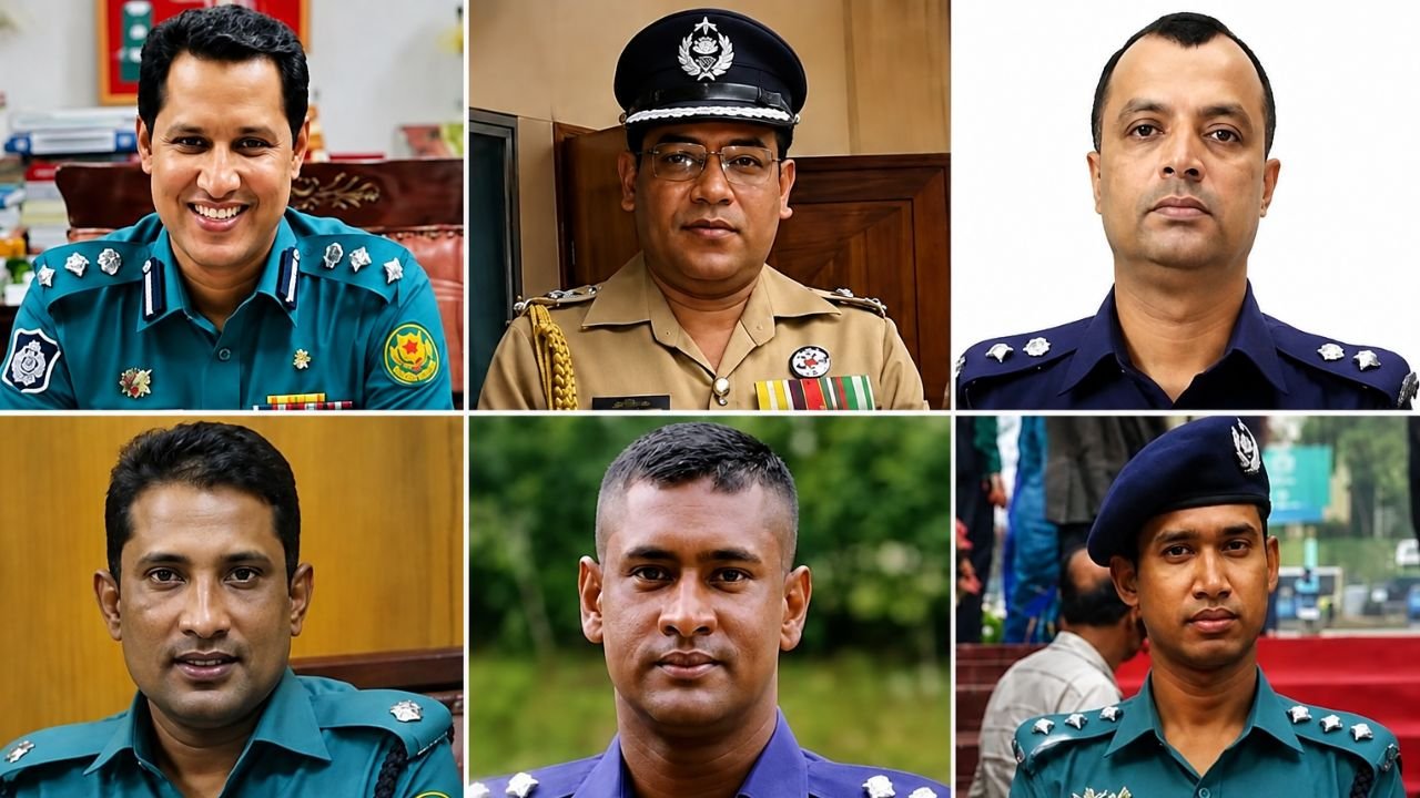বিপ্লব কুমার ও রুহানীসহ ৬ পুলিশ কর্মকর্তাকে বরখাস্ত