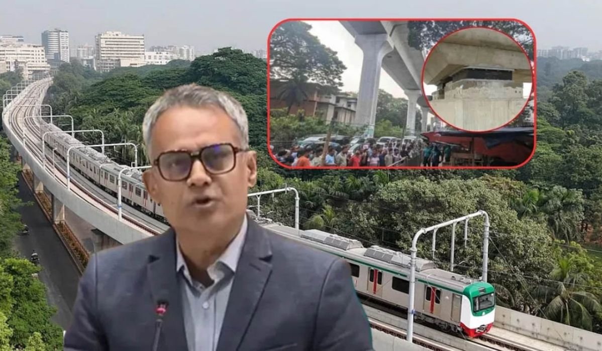 মেট্রোরেলের ৪৬ পিলারে ফাটল, ২৭টি বিয়ারিং প্যাড গুরুতর ত্রুটিপূর্ণ