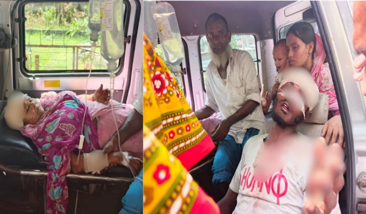 পাওনা টাকা চাওয়ায় বাউফলে একই পরিবারের ৪ জনকে কুপিয়ে জখম