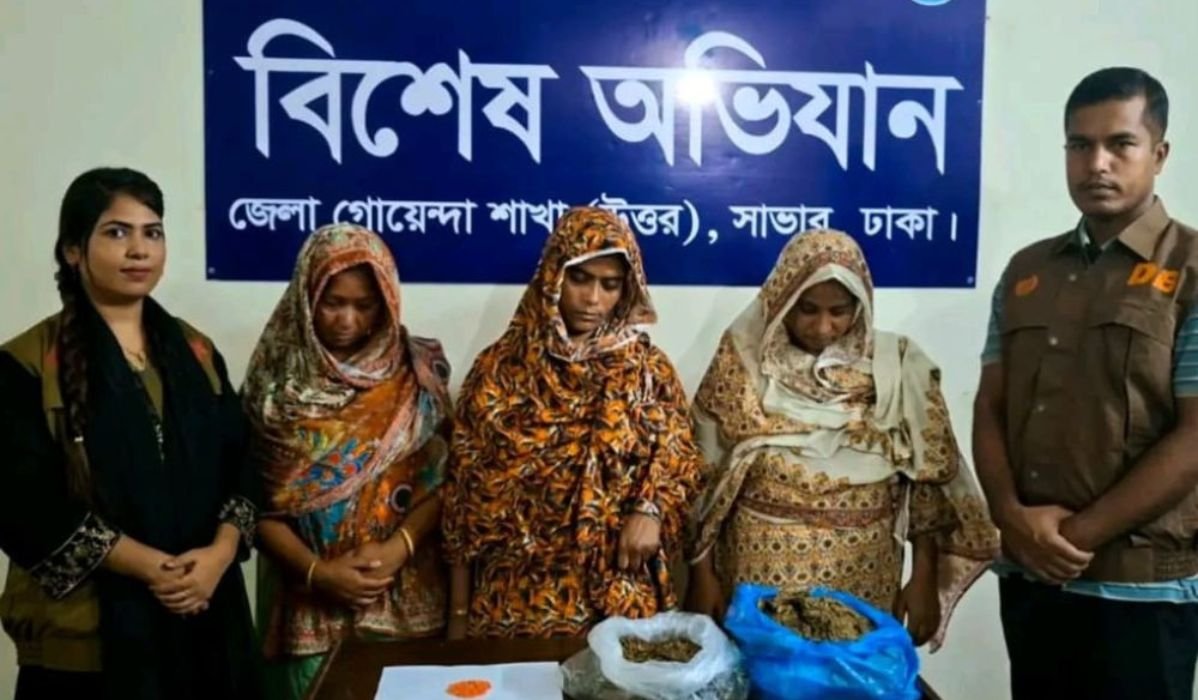 সাভারে ইয়াবা ও গাঁজাসহ ৩ নারী গ্রেপ্তার