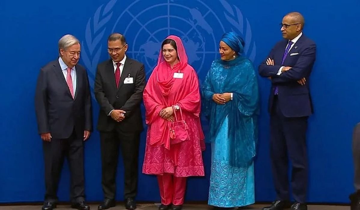 ছবিতে জাতিসংঘ অধিবেশনে প্রধানমন্ত্রী তারেক রহমানের যোগদান