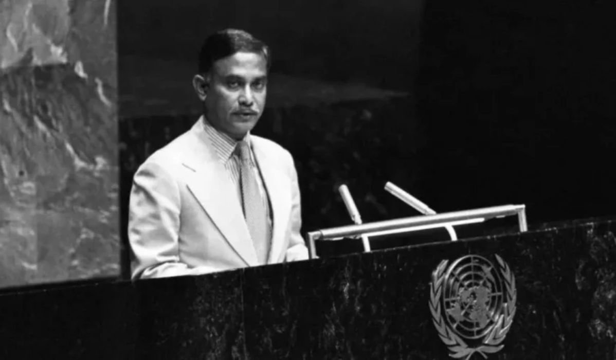 প্রথম জাতিসংঘ ভাষণে আত্মনির্ভরতা ও দক্ষিণ এশীয় সহযোগিতার আহ্বান জানান জিয়াউর রহমান